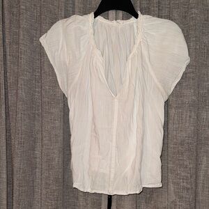 GAP White Women's Linen Top